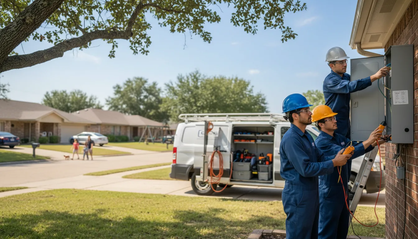 Certified electrician providing emergency electrical services in Winslow, AR
